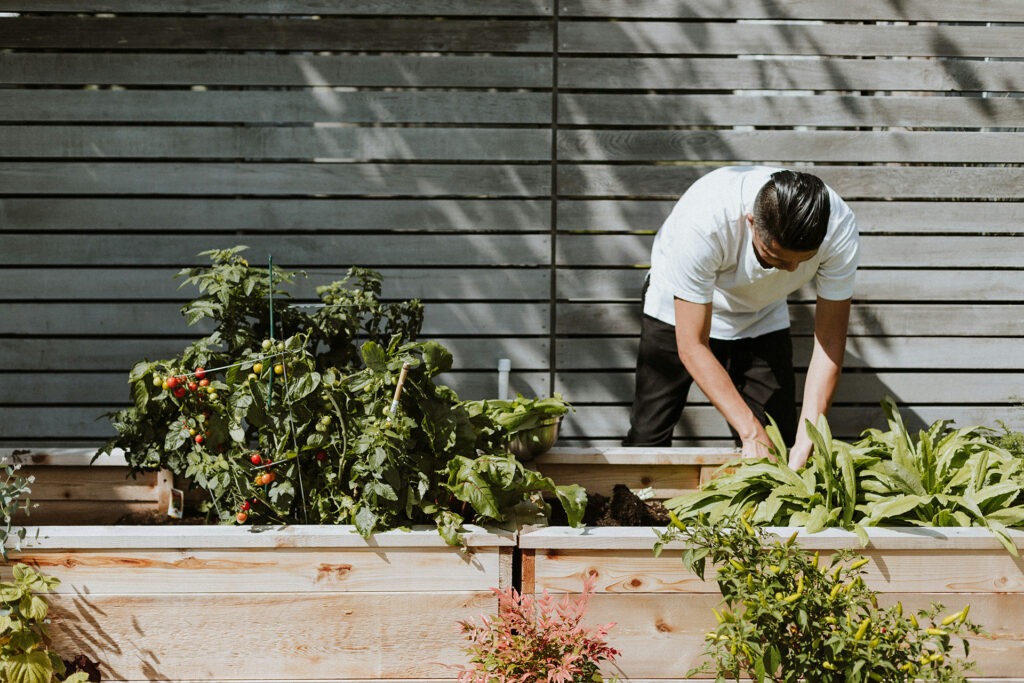 Gardening in the heat is no easy job.