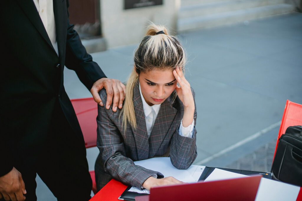 Perhaps, we don't touch in the workplace?